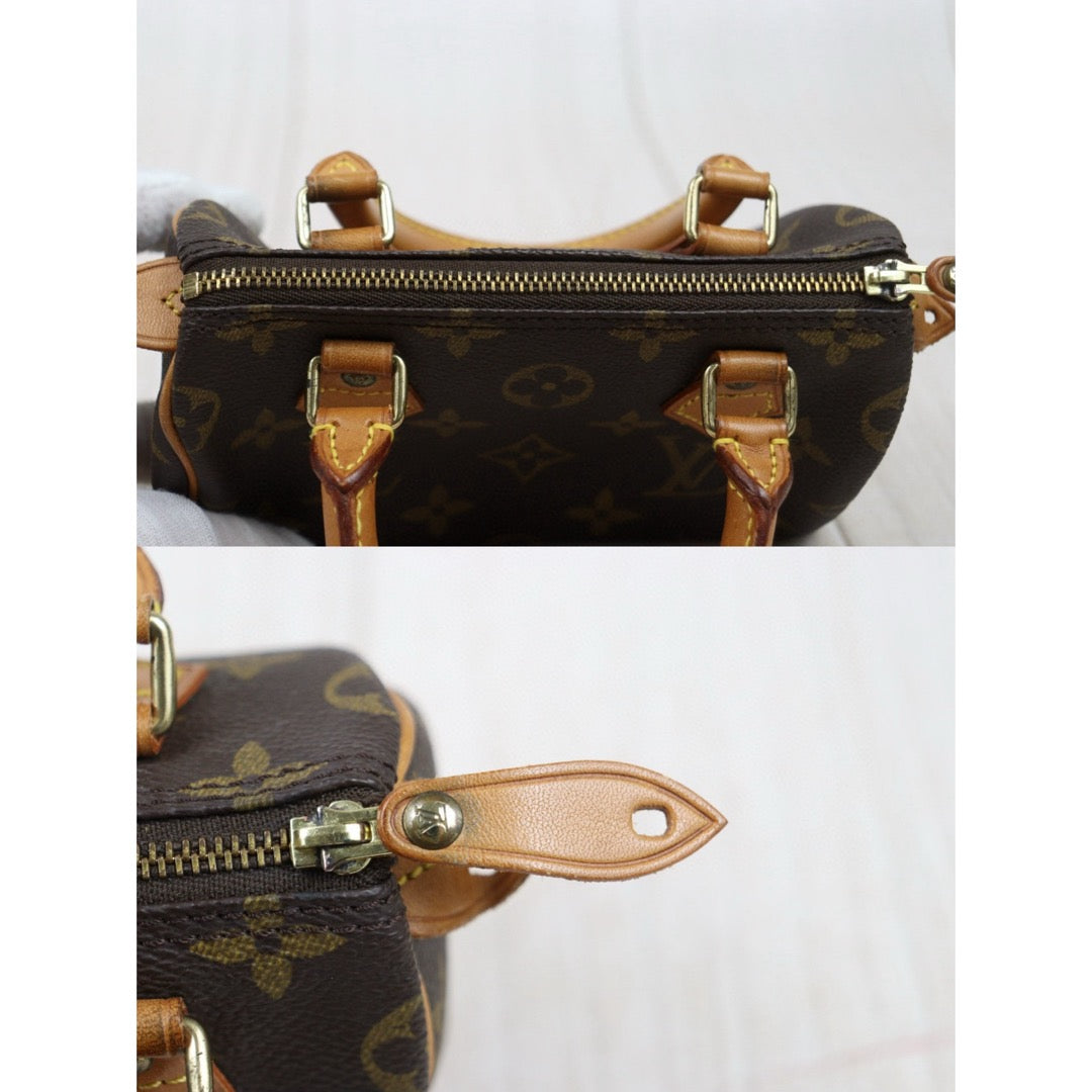 Good ( Rank AB)｜ LV Monogram Mini Speedy Handbag With Shoulderstrap｜25021003
