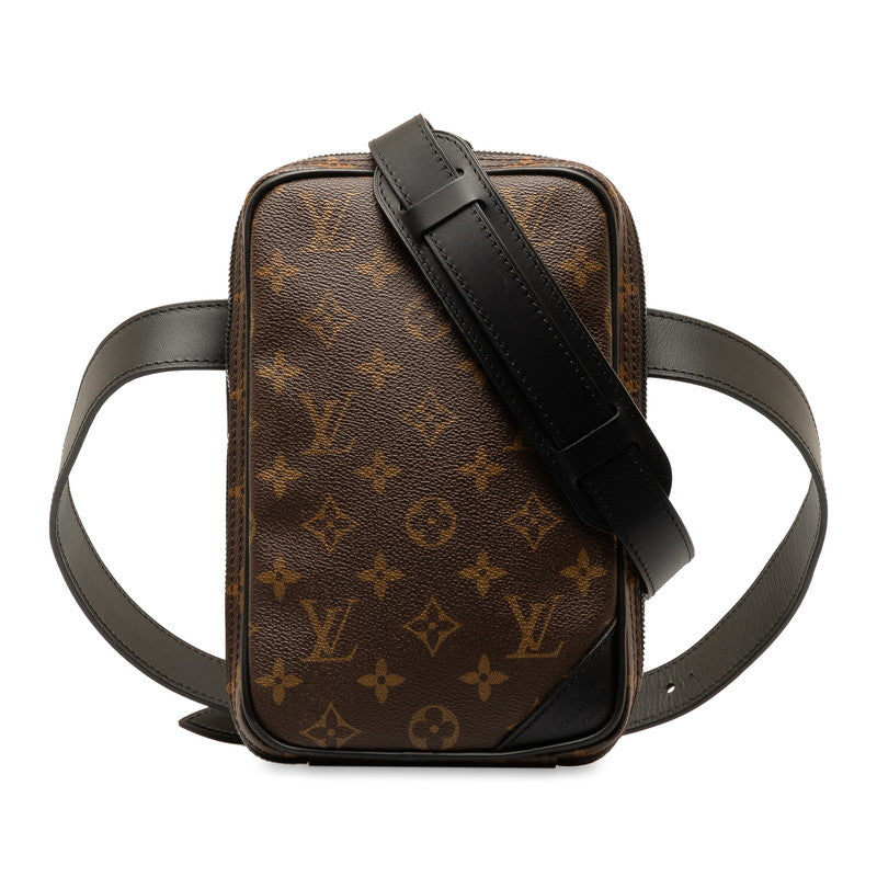 Louis Vuitton Monogram Solar R Unit Side Bag Shoulder Bag Body Bag 2WAY M44477 Brown Black PVC Leather  Louis Vuitton