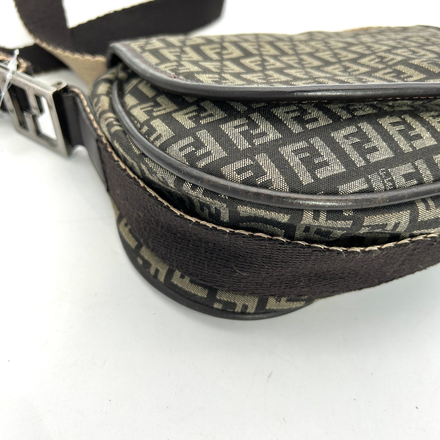 Fendi Brown Zucchino Crossbody Bag Fendi fe8819bf