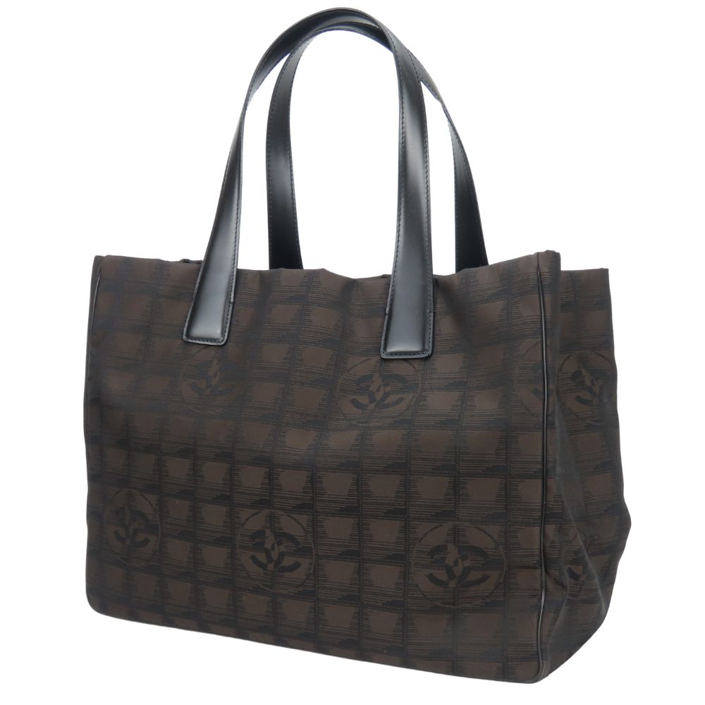 Chanel New Travel Line Jacquard Nylon Tote Bag