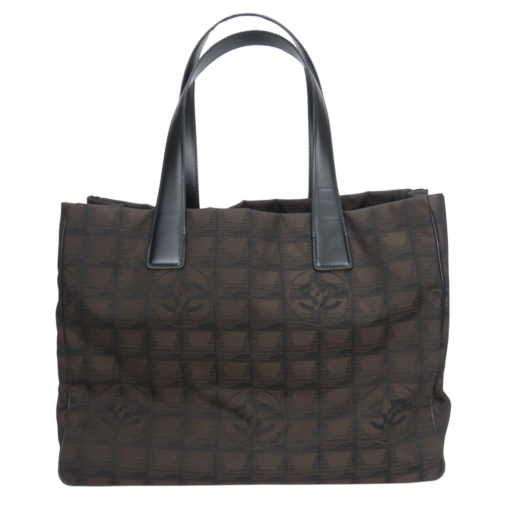 Chanel New Travel Line Jacquard Nylon Tote Bag