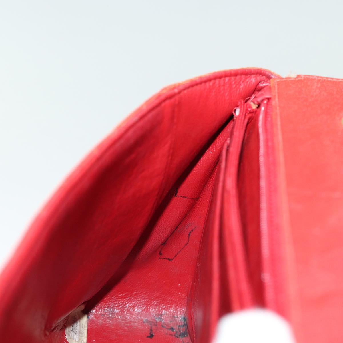 Top Quality Chanel Matelasse Chain Shoulder Bag Nylon Orange CC Auth 84479