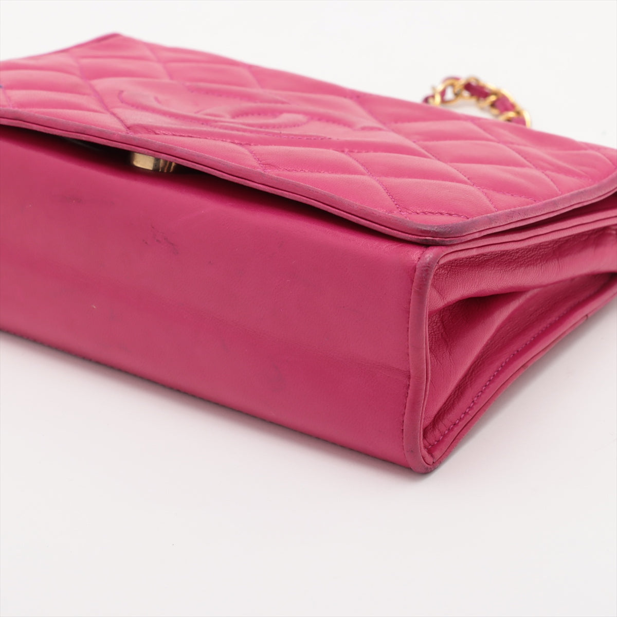 Chanel Matrasse in Chain Shoulder Bag Pink G  1st