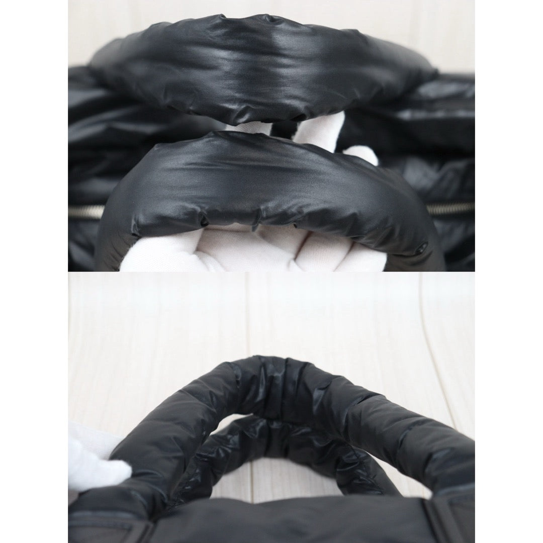 Very Good ( Rank A)｜ CHANEL Down Tote Bag  Black Made in 2009-2010Year ｜25070106