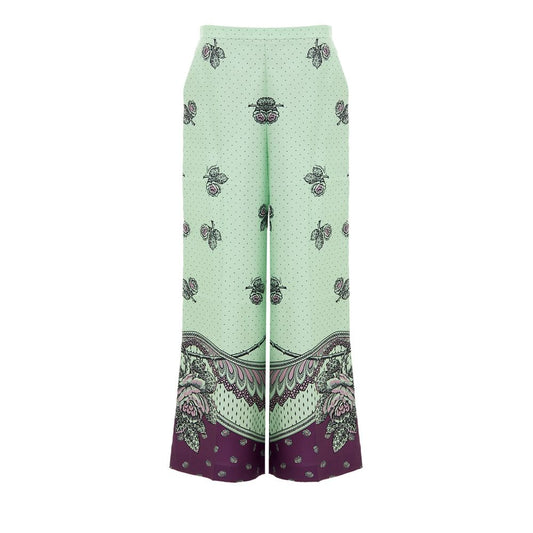 Gucci Green Silk Pant
