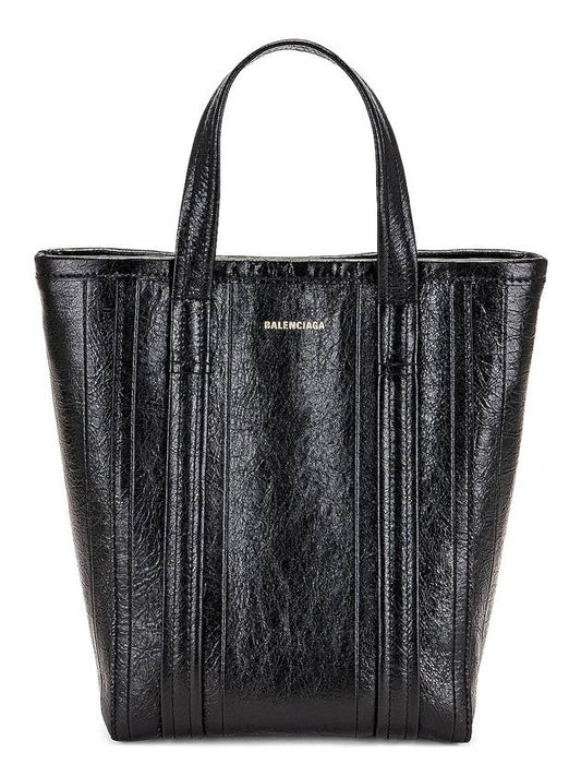 Luxury Balenciaga  Barbes Small Shopper Tote Bag Black