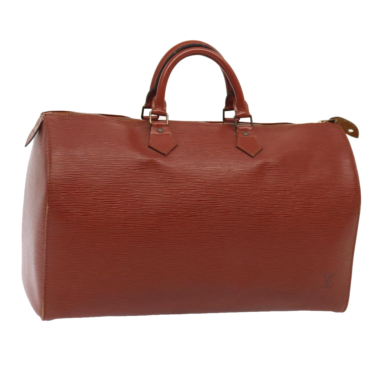 LOUIS VUITTON Epi Speedy 40 Hand Bag Kenya Brown M42983 LV Auth 84921