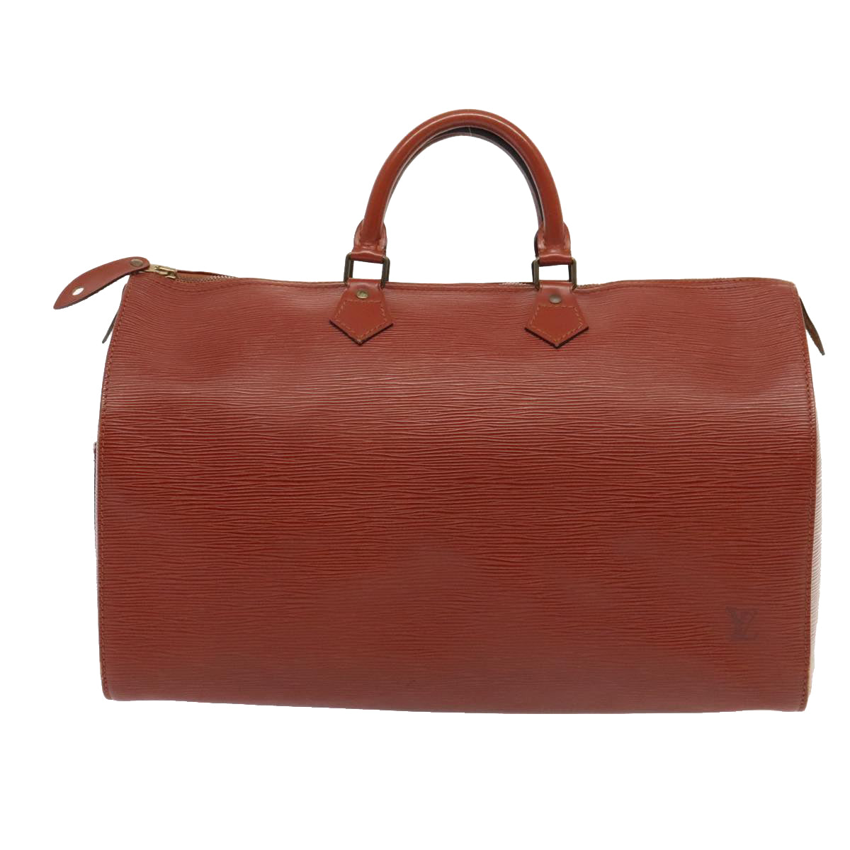 LOUIS VUITTON Epi Speedy 40 Hand Bag Kenya Brown M42983 LV Auth 84921
