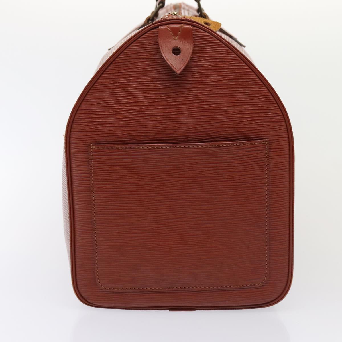 LOUIS VUITTON Epi Speedy 40 Hand Bag Kenya Brown M42983 LV Auth 84921