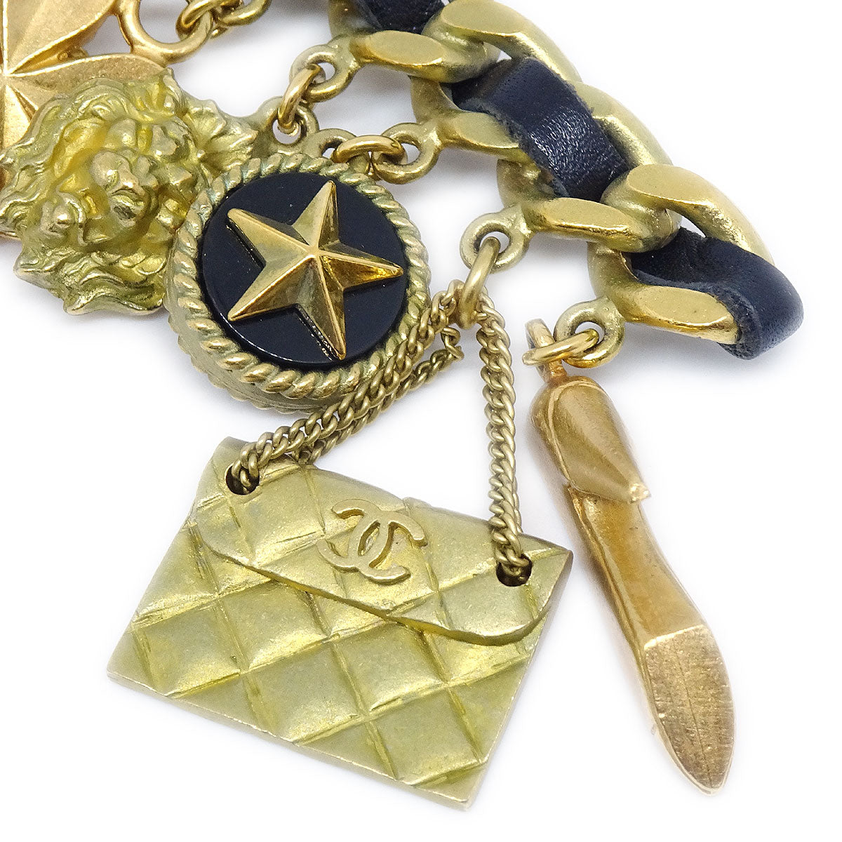 Chanel Icon Brooch Pin Gold 94P