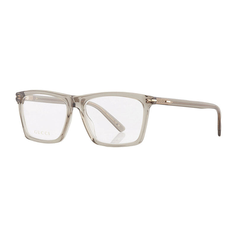 Gucci Eyeglasses Square Full Rim, Black Frame and Clear Demo Lenses Lens GG1445O001