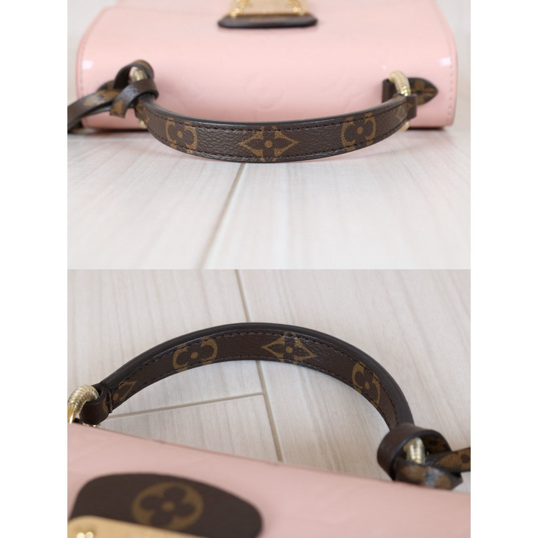 Very Good ( Rank A)｜LV Monogram Street Spring HandBag With ShoulderBag Pink｜S24082203