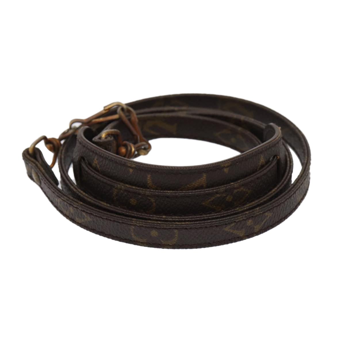 LOUIS VUITTON Monogram Shoulder Strap 46.5" LV Auth 85373