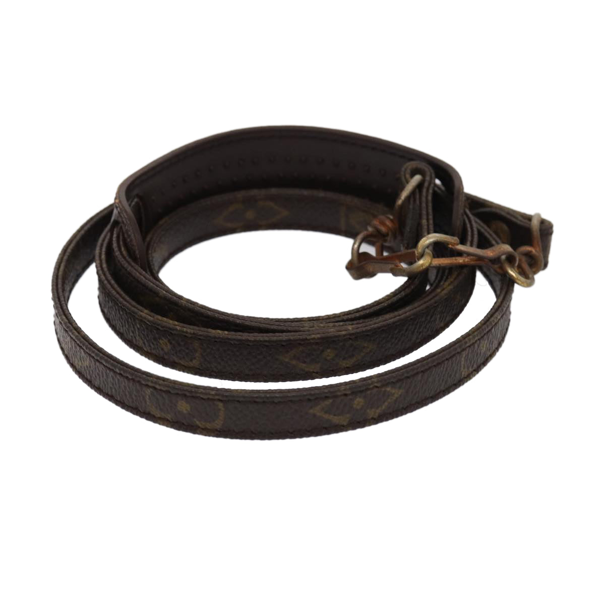 LOUIS VUITTON Monogram Shoulder Strap 46.5" LV Auth 85373