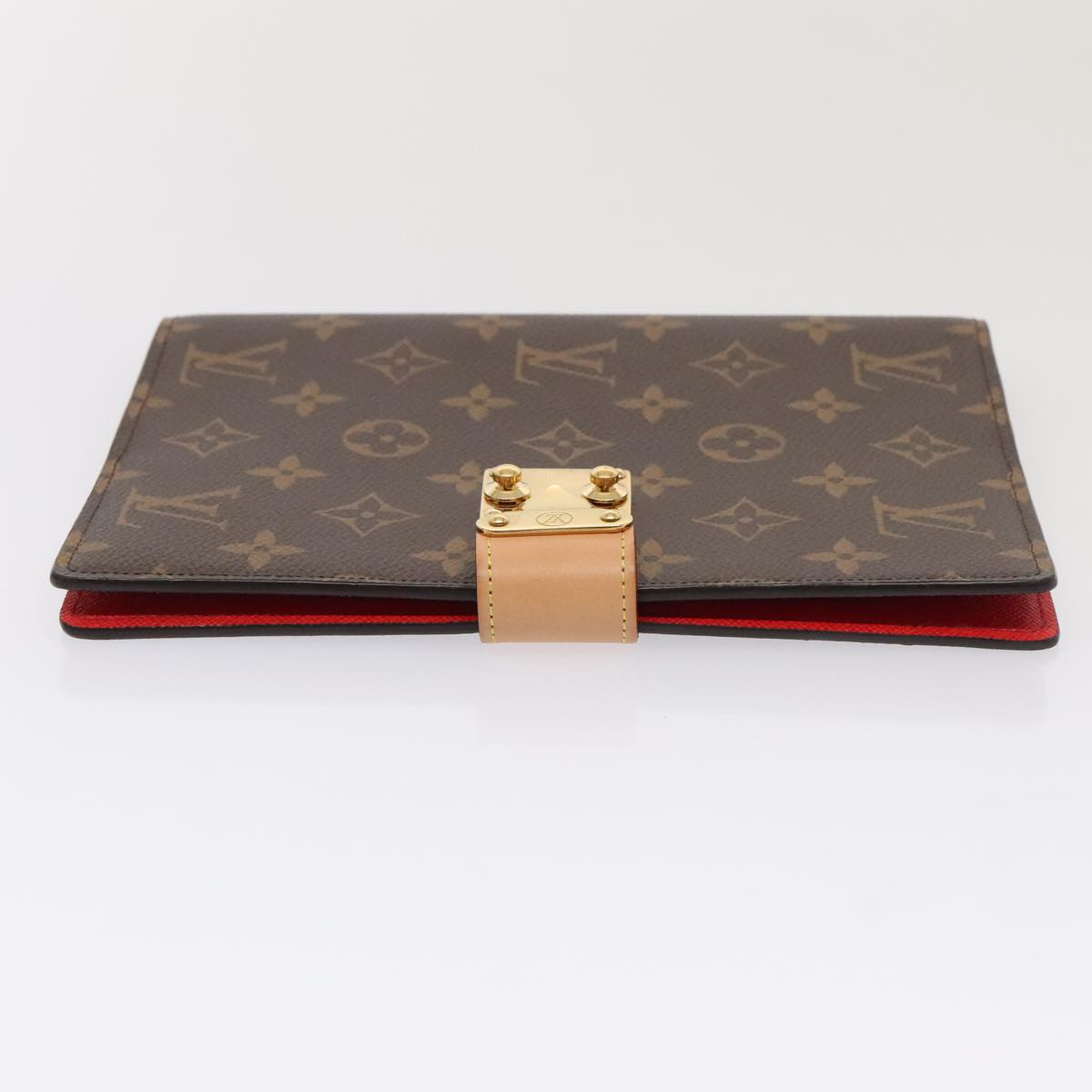 LOUIS VUITTON Monogram Quverture Carnepole Day Planner Cover GI0238 Auth 85661
