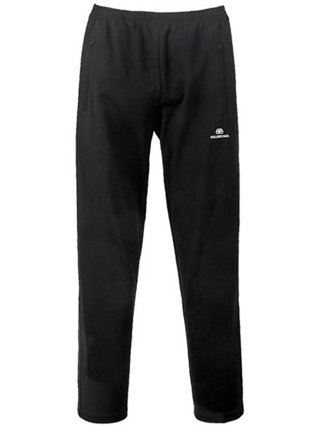 Luxury Balenciaga  BB Logo Jogger Track Pants Black