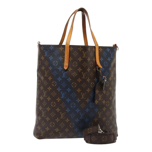 LOUIS VUITTON Monogram V Lline Cabas NS Tote Bag 2way M50147 LV Auth 85677