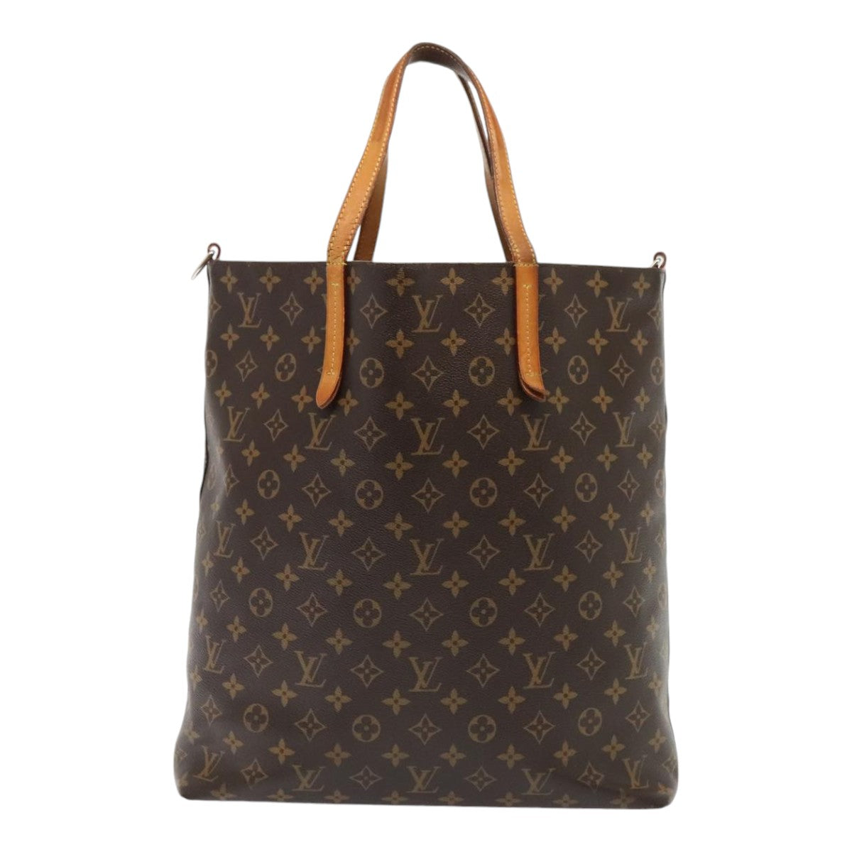 LOUIS VUITTON Monogram V Lline Cabas NS Tote Bag 2way M50147 LV Auth 85677
