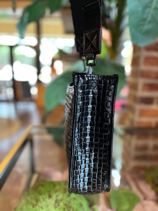 MZ WALLACE Box Black Crossbody