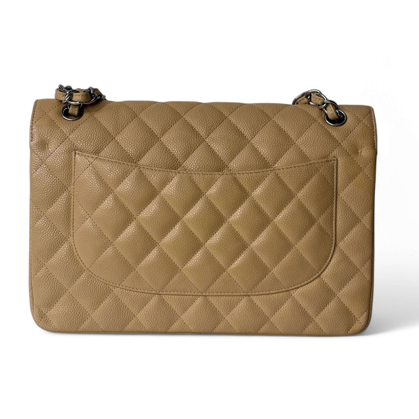 Chanel - Sac Jumbo beige