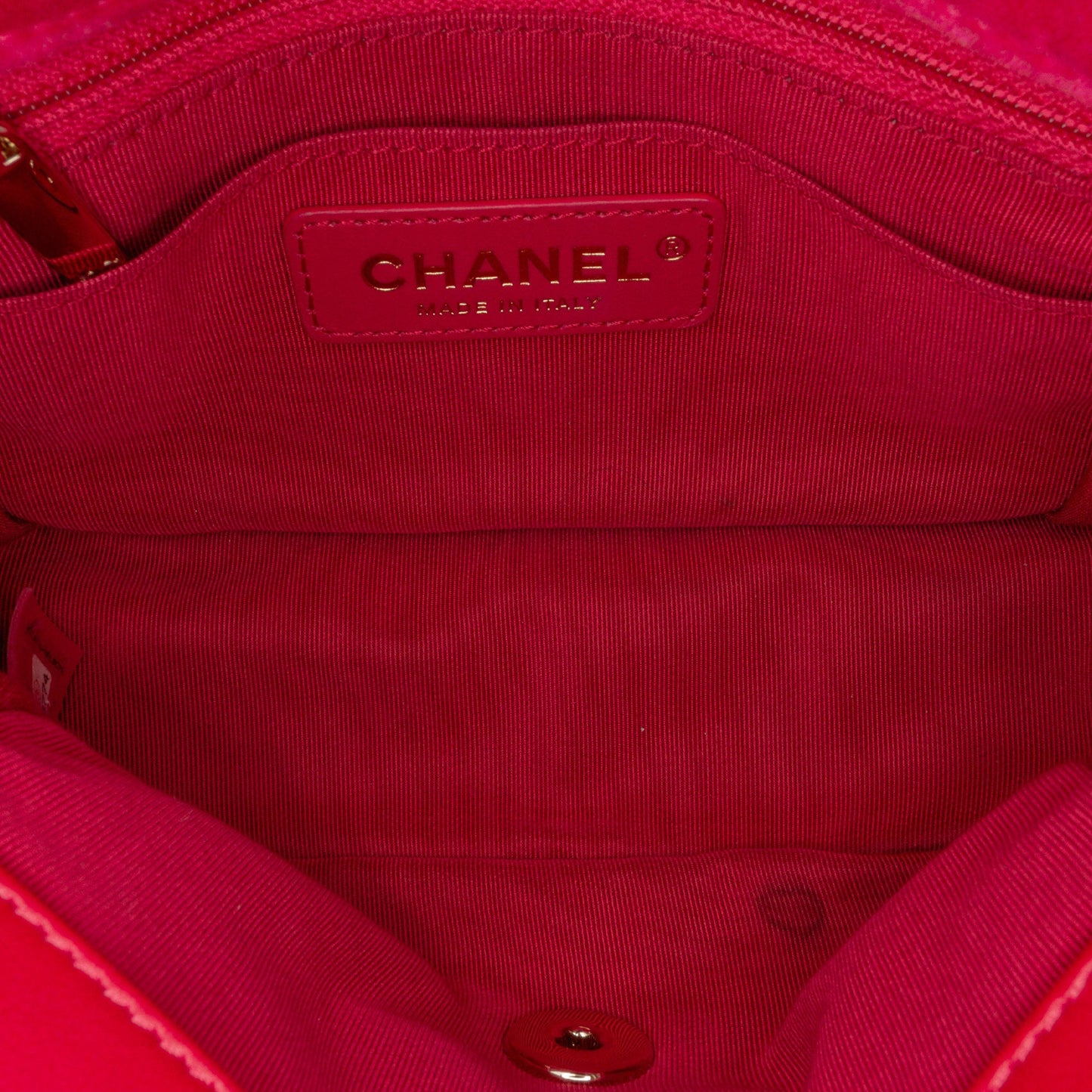 Pink Chanel Mini Square Classic Velvet Pearl Crush Single Flap Crossbody Bag