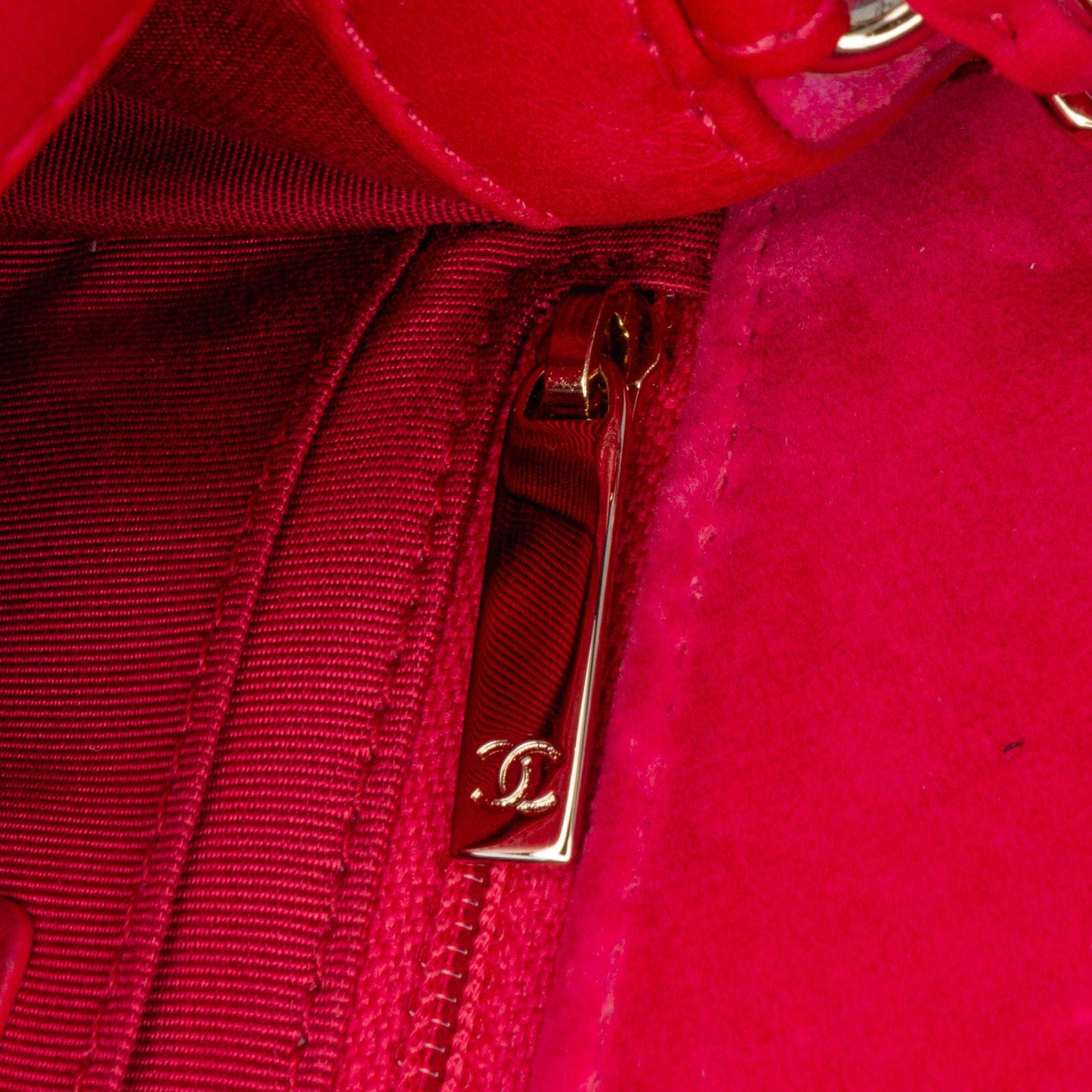 Pink Chanel Mini Square Classic Velvet Pearl Crush Single Flap Crossbody Bag