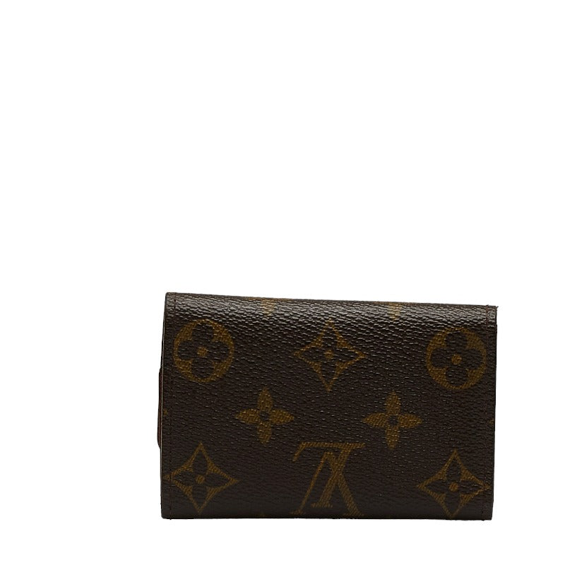 Louis Vuitton Monogram Multicle 6 Keycase M62630 Brown PVC Leather  Louis Vuitton