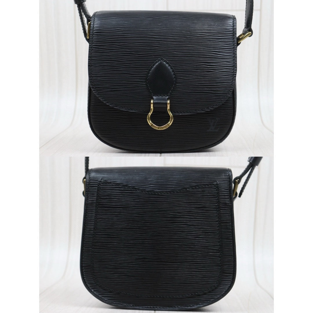 Good ( Rank AB)｜LV Epi Saint-Cloud PM Shoulder Bag Black｜25042104