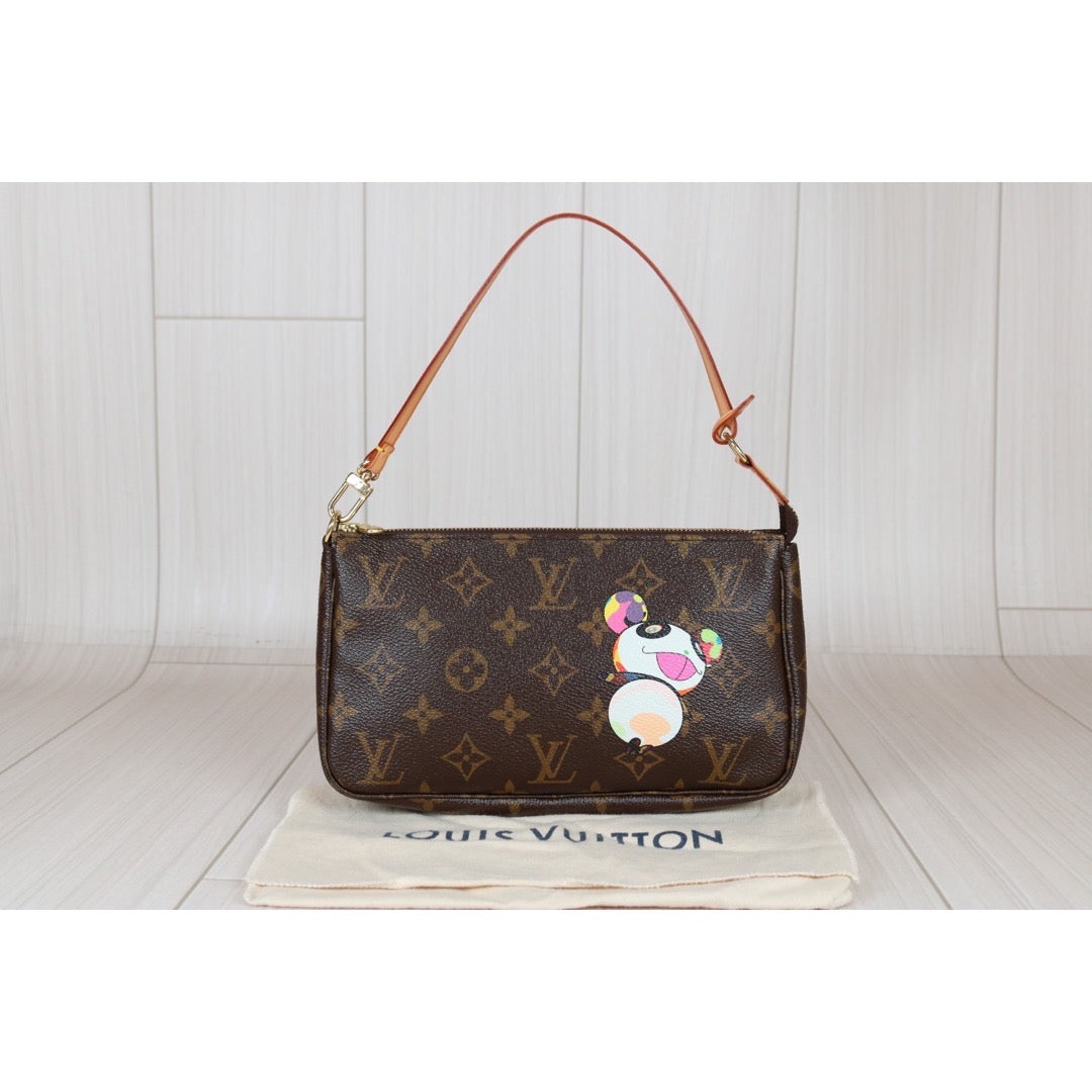 Rank SA ｜ LV Takashi Murakam Panda Monogram Pochette Accessoires ｜S24071501