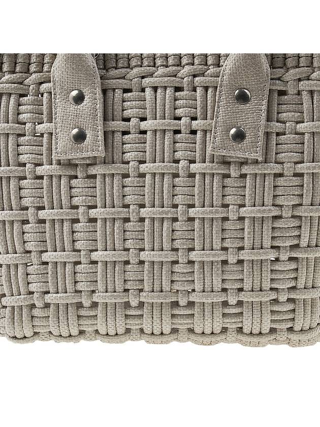 Luxury Balenciaga  Bistro XS Basket Tote Bag Abbey Stone