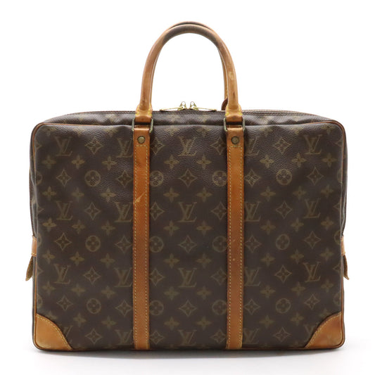 Louis Vuitton Monogram Port Documentary Voyager PDV Paper Bag Business Bag Briefcase M53361