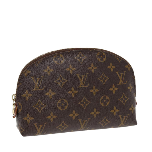 LOUIS VUITTON Monogram Pochette Cosmetic GM Cosmetic Pouch M47353 LV Auth 86472