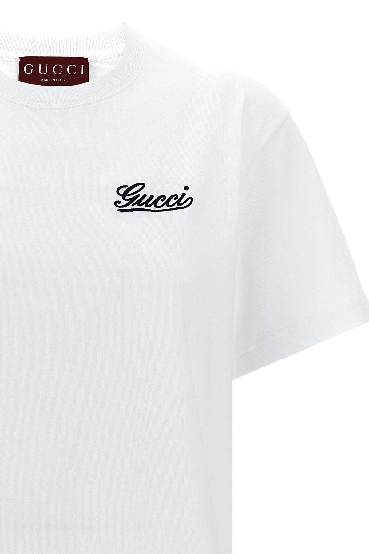 Gucci Women Logo Embroidery T-Shirt