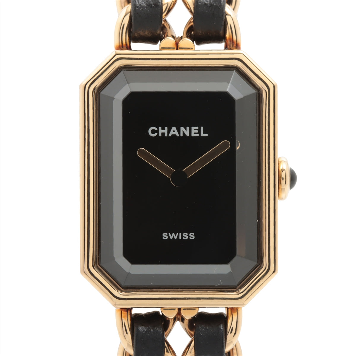 Chanel Premium H6951 GP  Leather QZ Black