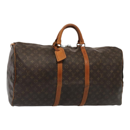 LOUIS VUITTON Monogram Keepall 60 Boston Bag M41422 LV Auth 86843