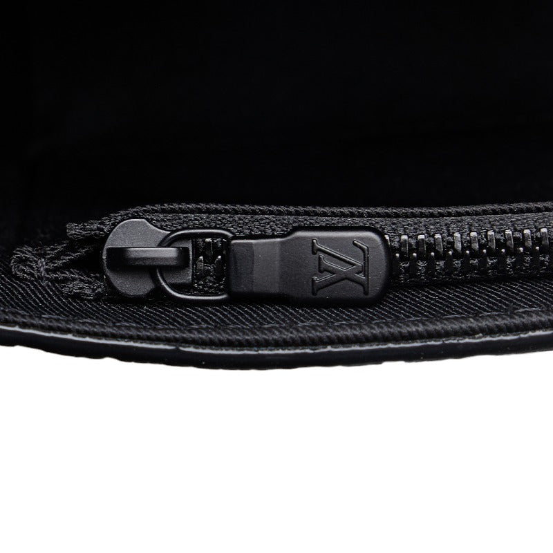 Louis Vuitton Trion Monogram Steamer Wearable Wallet Shoulder Bag M81746 Noir Black Leather Men Louis Vuitton
