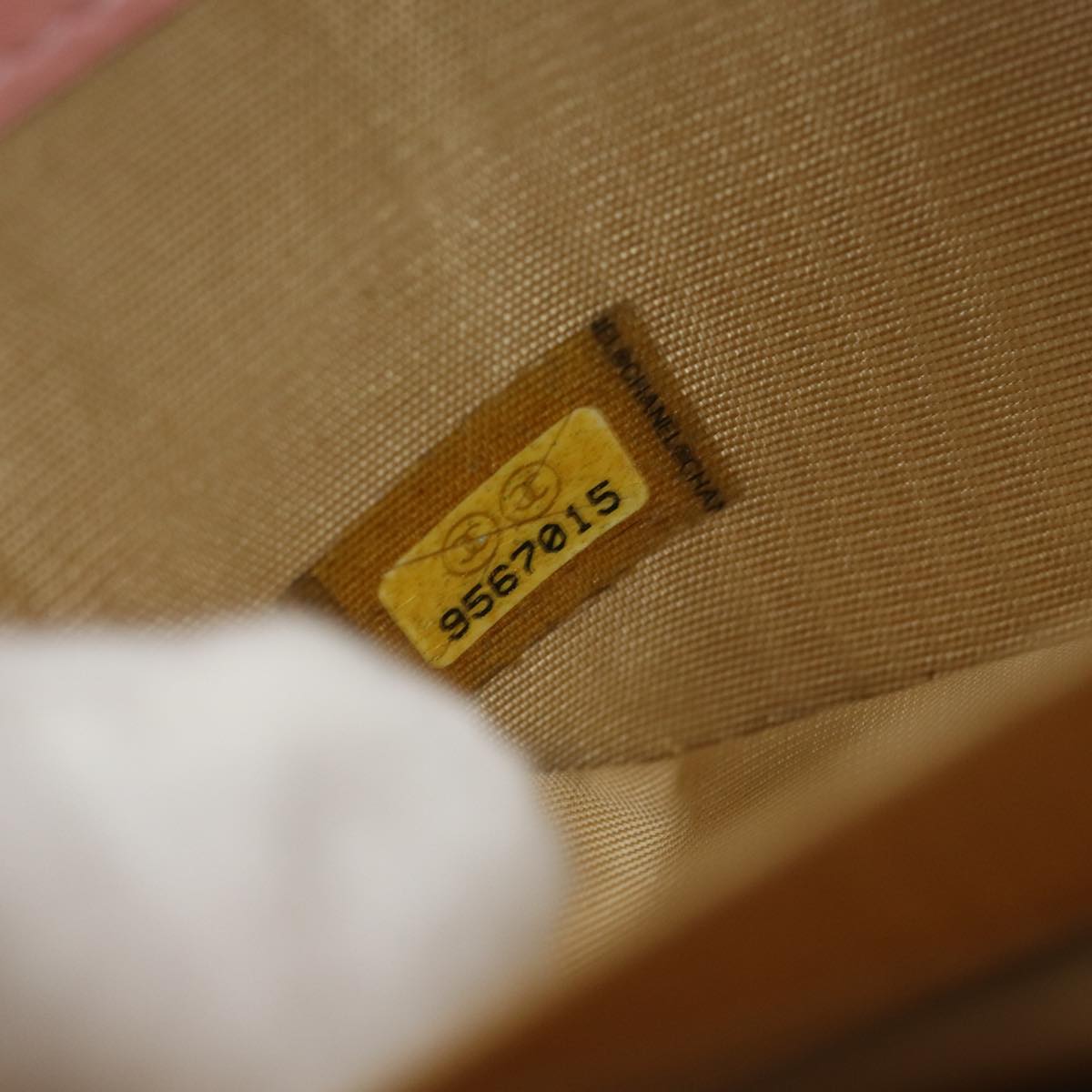 Top Quality Chanel COCO Mark Long Wallet Caviar Skin Pink Gold CC Auth 87035