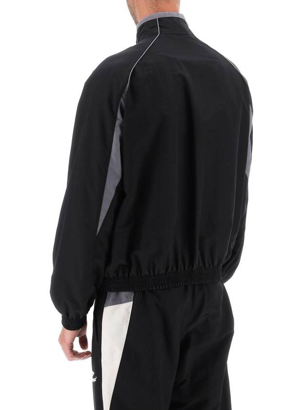 Luxury Balenciaga  3B Sports Icon Regular Track Jacket Black