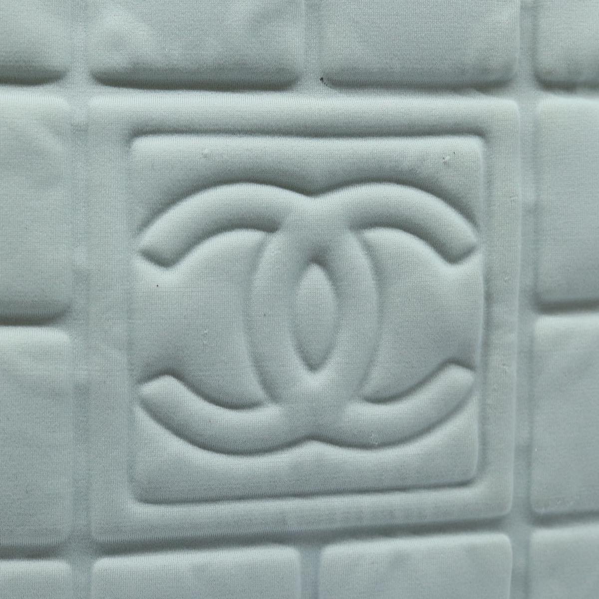 CHANEL Sports Tote Bag Nylon Gray CC Auth 87271