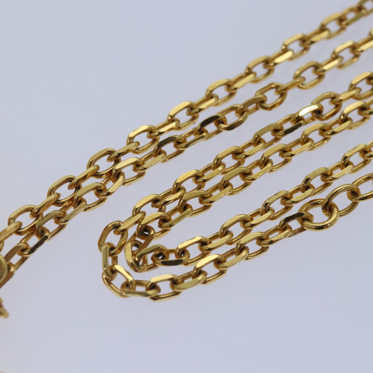 LOUIS VUITTON Pandantif Rock Me Necklace Necklace metal Gold Pink LV Auth 87373