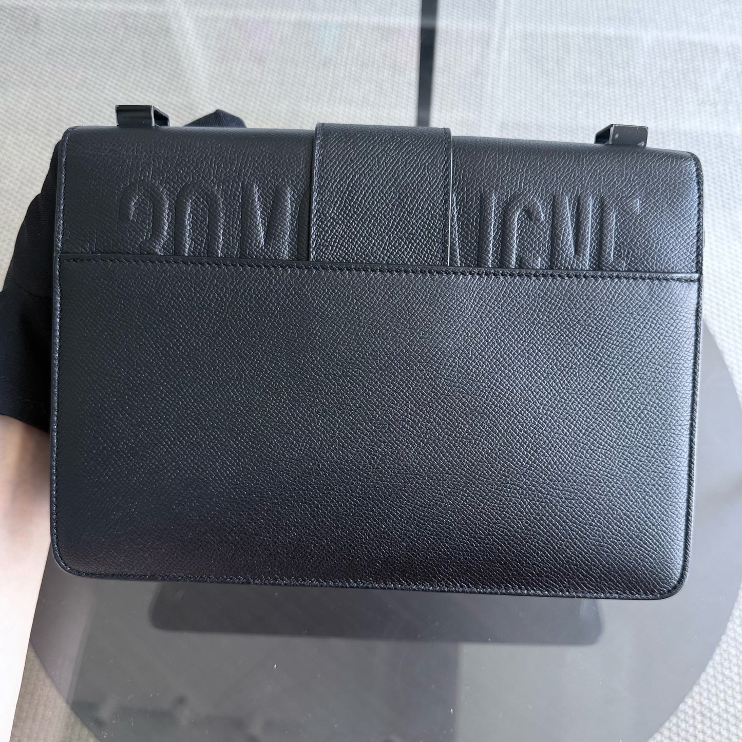 Dior 30 Montaigne 30 - Grained Calfskin All Black