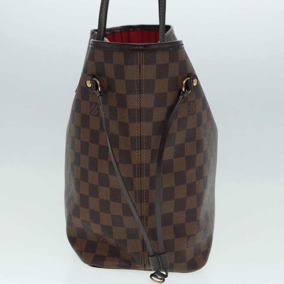 LOUIS VUITTON Damier Ebene Neverfull MM Tote Bag N51105 LV Auth 87832