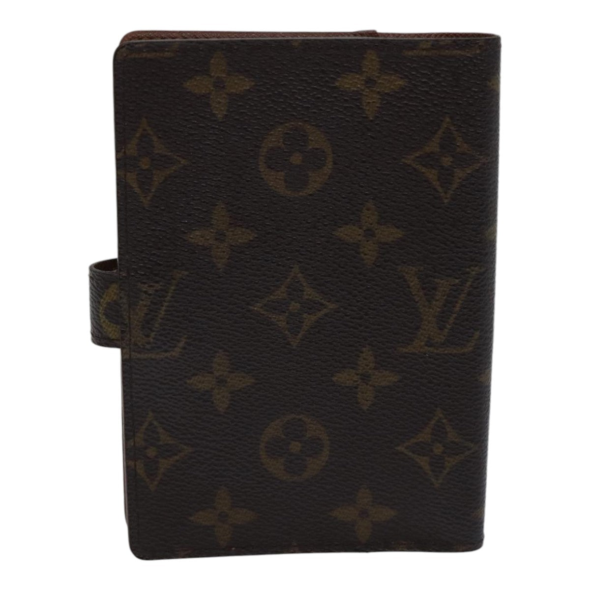 LOUIS VUITTON Monogram Agenda PM Day Planner Cover R20005 LV Auth 87842
