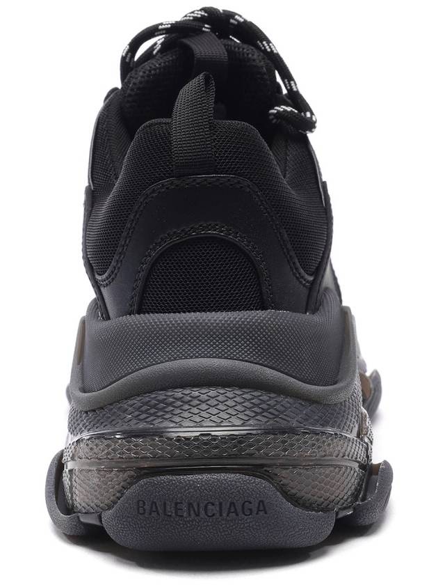 Luxury Balenciaga  Triple S Sneakers Clear Sole Black