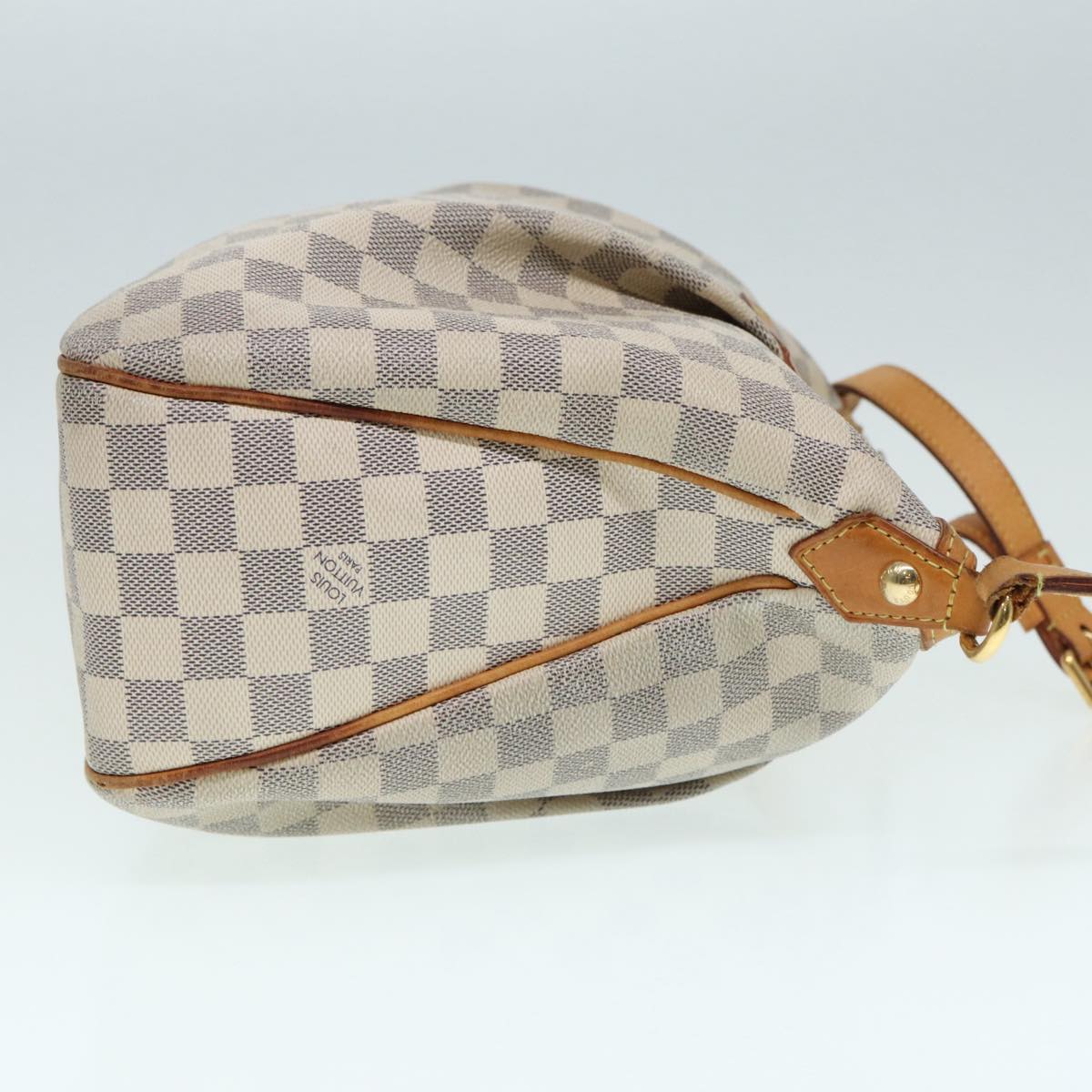 LOUIS VUITTON Damier Azur Siracusa MM Shoulder Bag N41112 LV Auth 87968