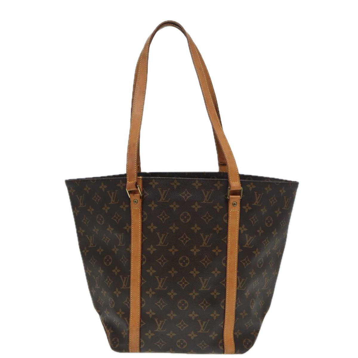 LOUIS VUITTON Monogram Sac Shopping Tote Bag M51108 LV Auth 87984