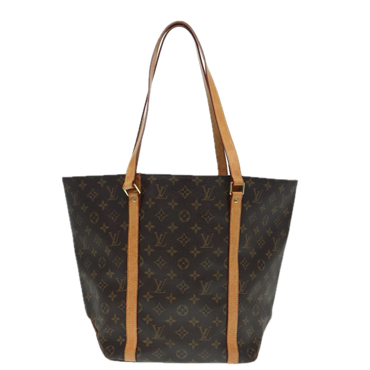 LOUIS VUITTON Monogram Sac Shopping Tote Bag M51108 LV Auth 87985