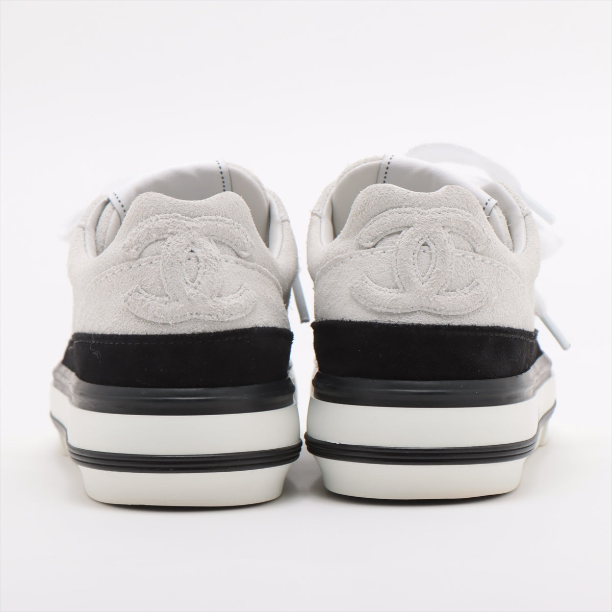 Chanel Coco 23B  Trainers 37  Black X White G45208