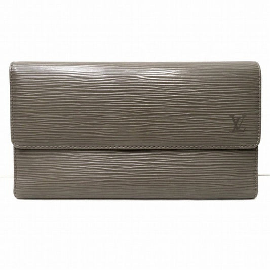 Louis Vuitton Epi  Epi Leather Long Wallet (Bi-Fold)