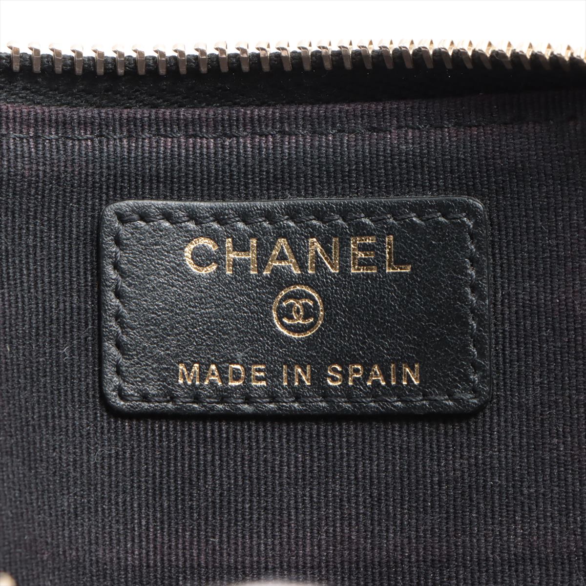 Chanel Matrasse Caviar S Coin Case Black G  32rd